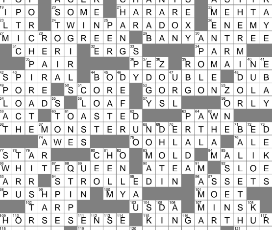 1982 Disney Film Crossword Clue